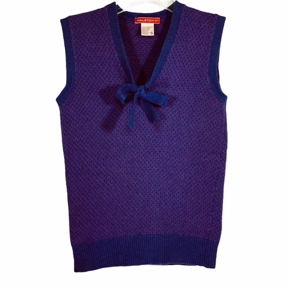 Vintage Halston Lll Lambswool Angora 